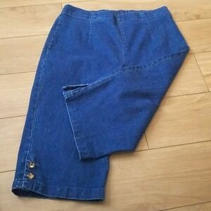 Croft & Barrow Elastic Waist Capri Jeans 12 P